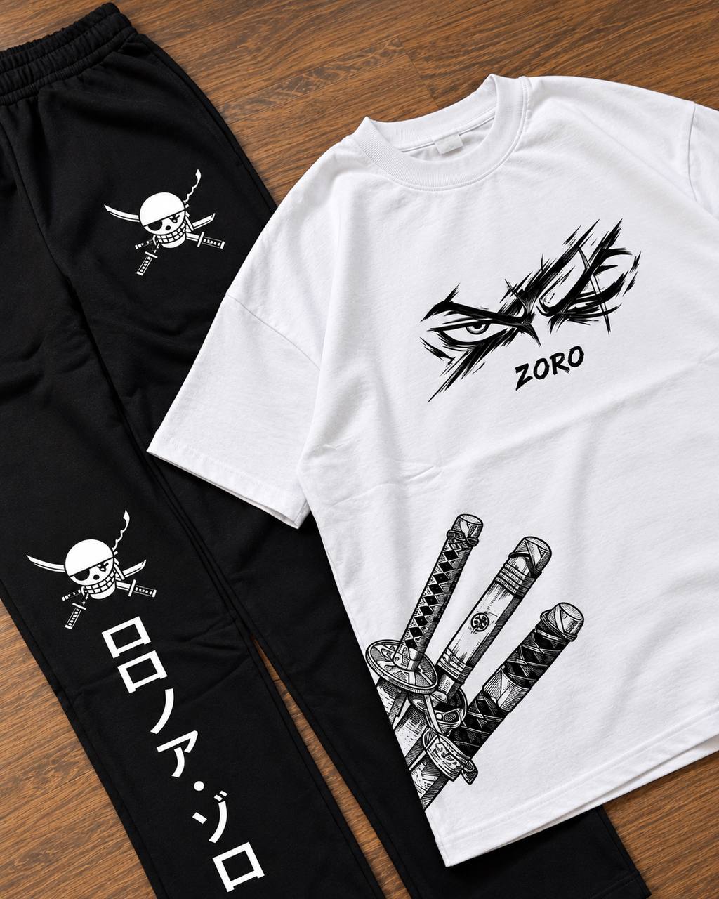ENSEMBLE OVERSIZE ZORO SWORD T-Shirt + JOGGER