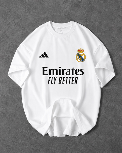 🔥 TSHIRT REAL MADRID OVERSIZE - PREMIUM QUALITY