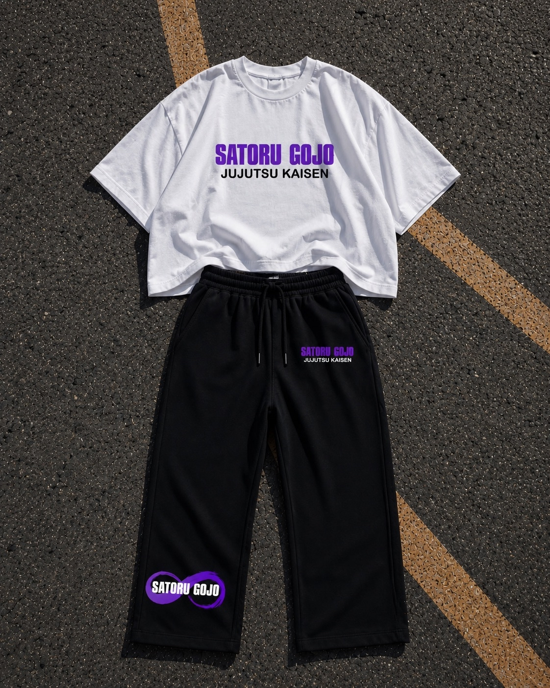 🔥 ENSEMBLE GOJO SATORU OVERSIZE - PREMIUM QUALITY