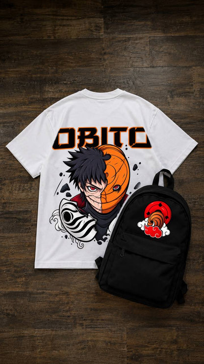 TSHIRT & CARTABLE OBITO