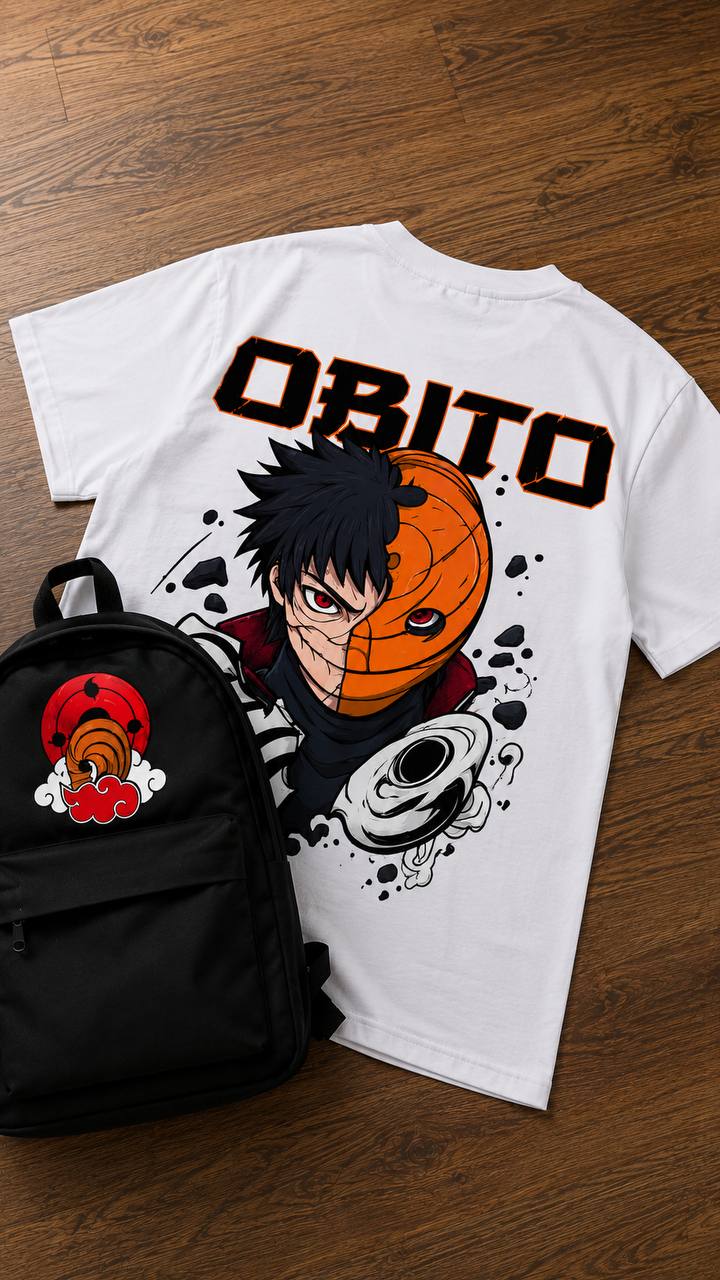 TSHIRT & CARTABLE OBITO
