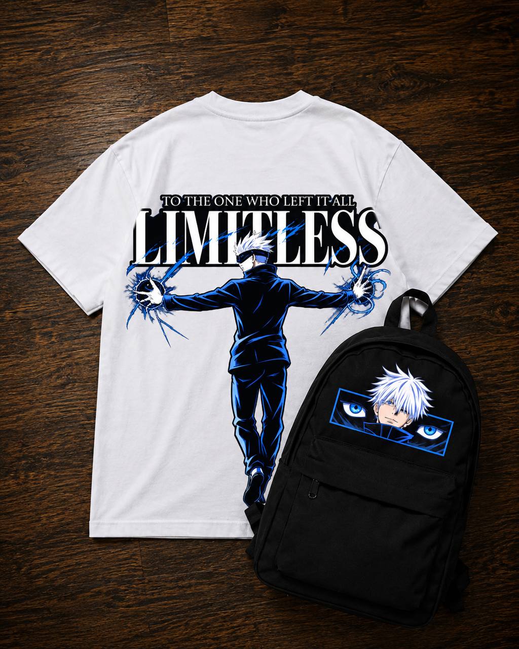TSHIRT & BACKPACK LIMITLESS PREMIUM QUALITY