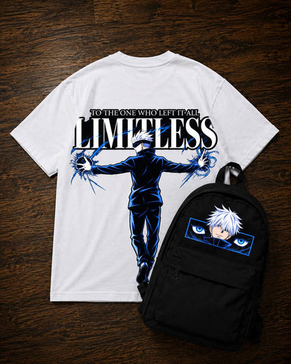 TSHIRT & BACKPACK LIMITLESS PREMIUM QUALITY