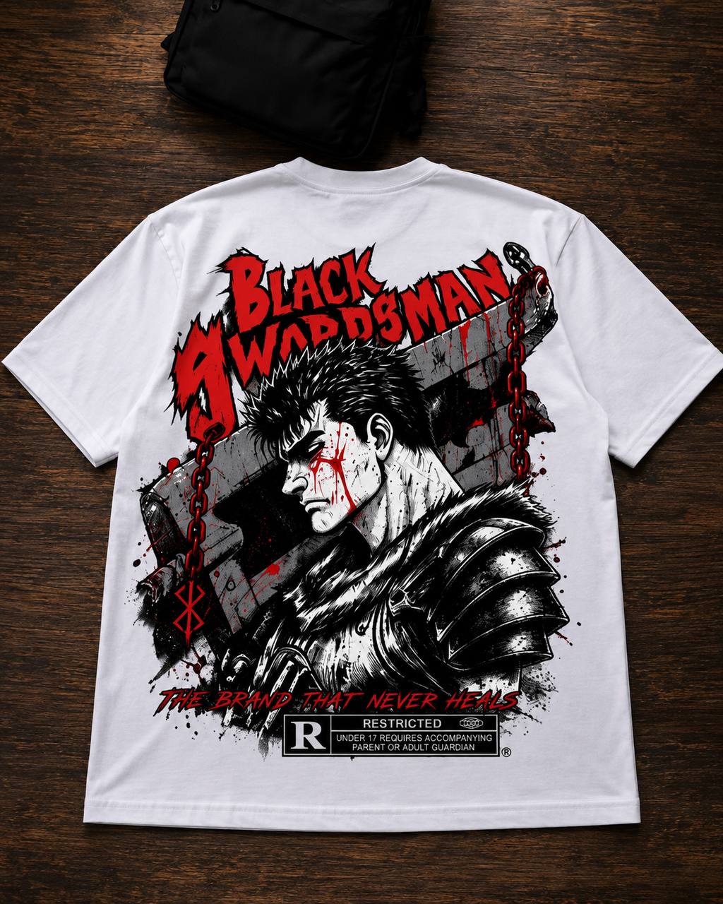 TSHIRT & BACKPACK BERSERK VIBES PREMIUM QUALITY