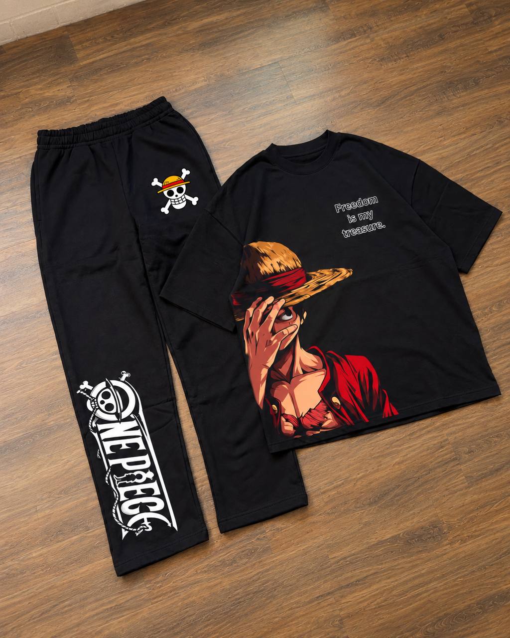 ENSEMBLE OVERSIZE ONE PIECE  T-Shirt  + JOGGER