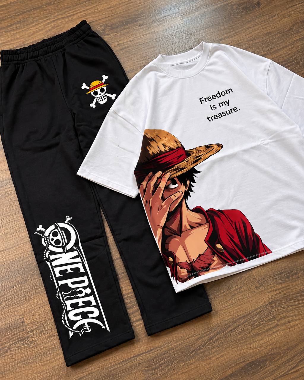 ENSEMBLE OVERSIZE ONE PIECE  T-Shirt  + JOGGER