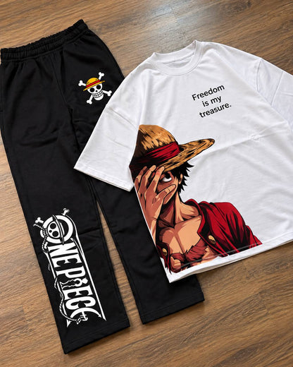 ENSEMBLE OVERSIZE ONE PIECE  T-Shirt  + JOGGER
