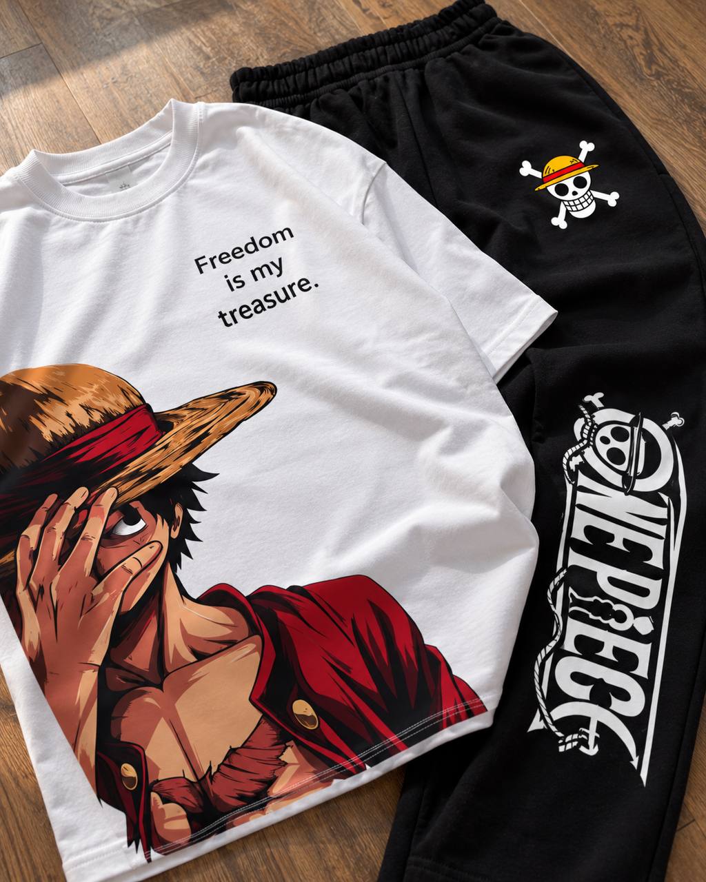 ENSEMBLE OVERSIZE ONE PIECE  T-Shirt  + JOGGER