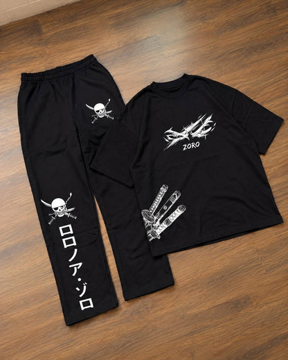 ENSEMBLE OVERSIZE ZORO SWORD  T-Shirt  + JOGGER