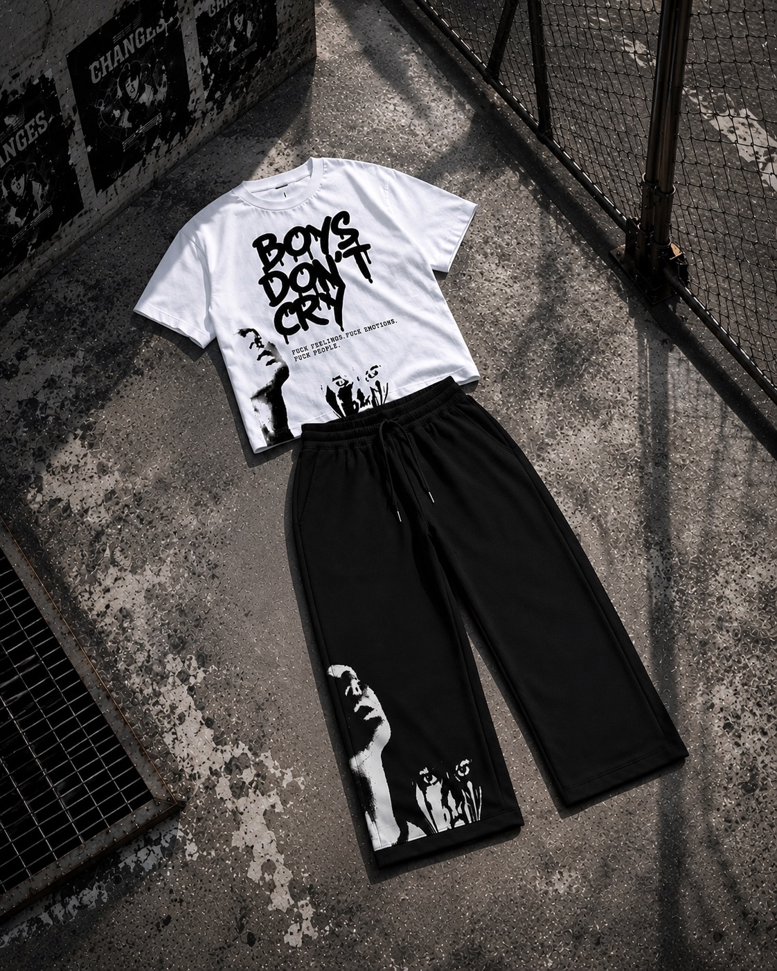 🔥 ENSEMBLE DONT CRY OVERSIZE - PREMIUM QUALITY