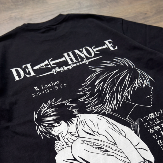 Death Note Oversize T-Shirt – L Lawliet Edition