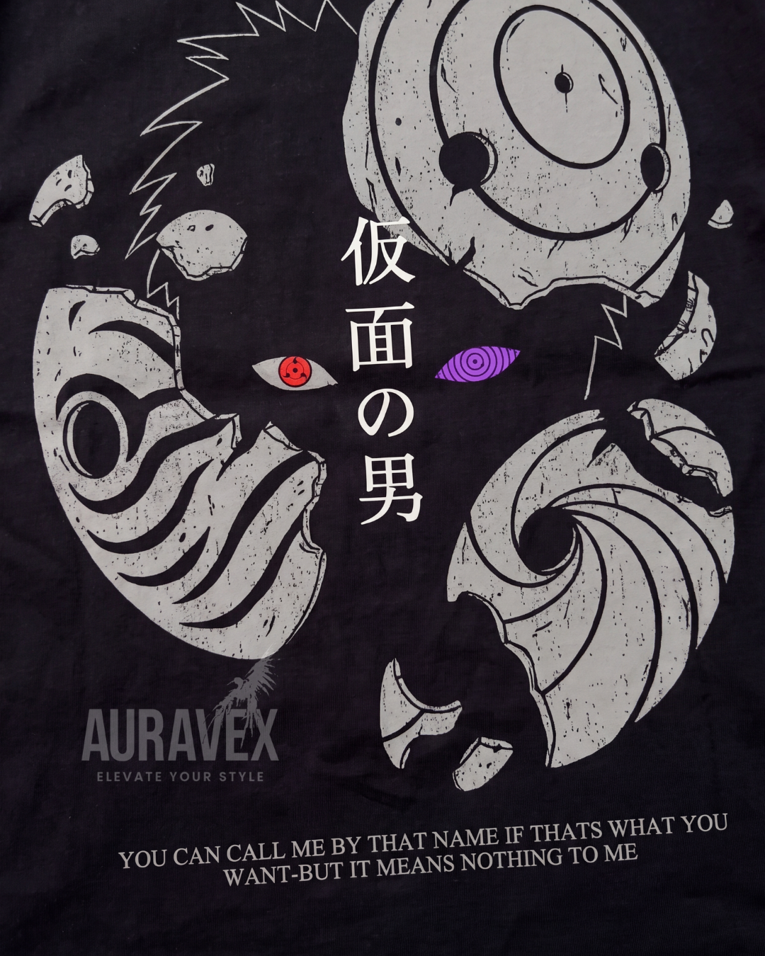 T-SHIRT OBBITO MASK OVERSIZE
