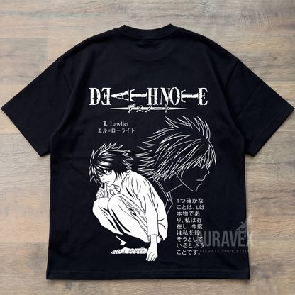 Death Note Oversize T-Shirt – L Lawliet Edition