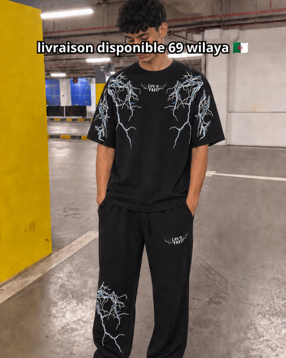 LIFE IS FAST OVERSIZE OUTFIT